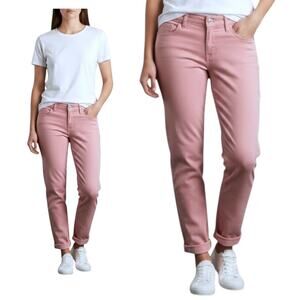 Levi's Boyfriend Jeans Women's 27x32 Relaxed Mid Rise Tapered Leg Pink NWT